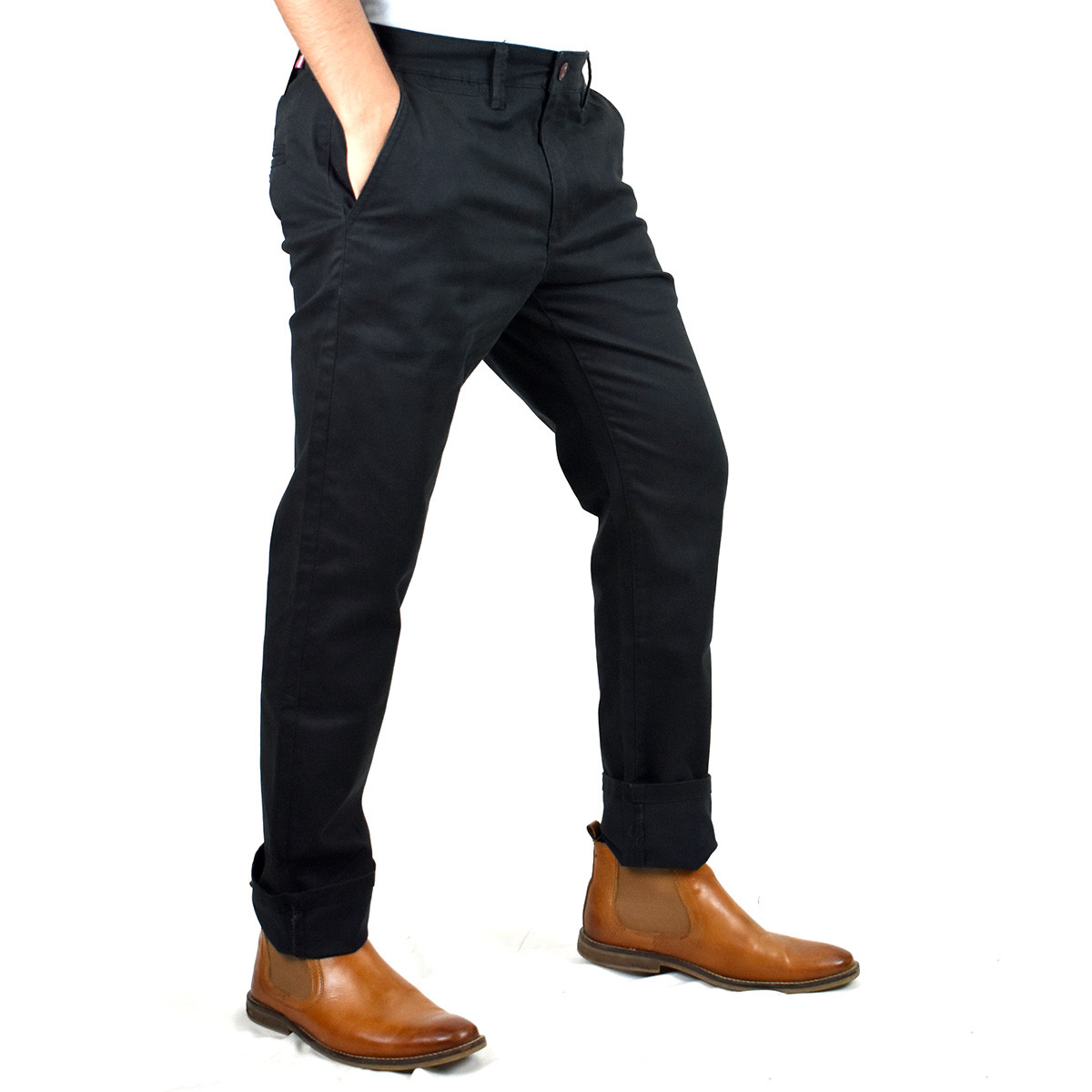 Slim Fit Chino Jeans For Men